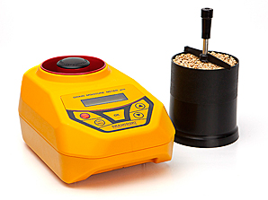 DRAMINSKI GMMpro humidimètre à grain, le dispositif effectue une mesure précise de l'humidité des grains avec la méthode capacitive gravimétrique