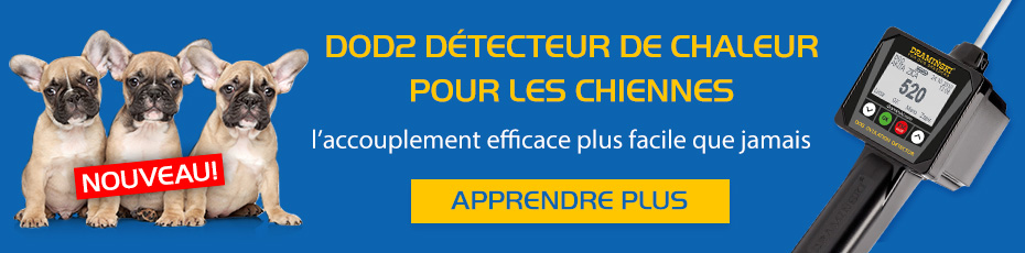 Nouvelle version de l’appareil pour les éleveurs et les amateurs de chiens qui quotidiennement font face au problème de détermination du moment optimal de l’accouplement pour les chiennes 