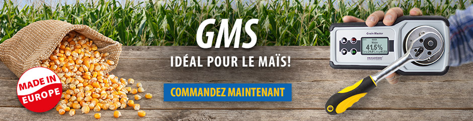 Échantillon d'humidimètre à grains grenaillés, produit en Europe